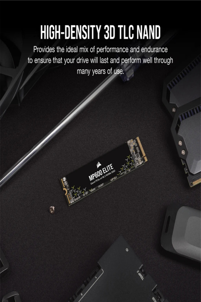 Corsair SSD MP600 ELITE M.2 2TB PCIe Gen4x4 2280 - CSSD-F2000GBMP600ENH