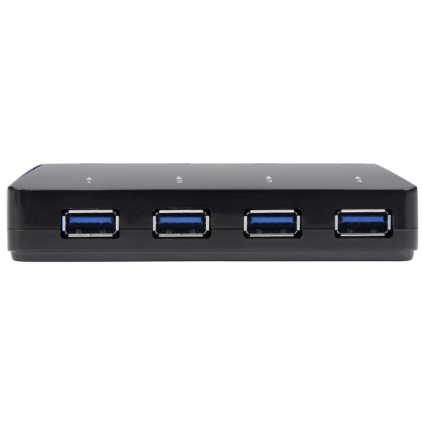StarTech 4 Port USB 3.0 Hub plus dedicated charging port - 1 x 2.4A port - Desktop USB hub and fast charging station - USB switch for sharing peripherals - 4 ports - ST53004U1C