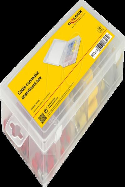 Delock Kabelkontaktsats - blå, gul, röd - 86513