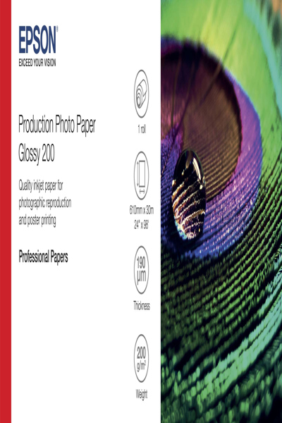 Epson Photo Paper Gloss 200 Roll