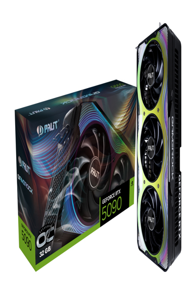 Palit RTX 5090 GameRock OC 32GB GDDR7 - Graphics card - PCI-Express - NE75090S19R5-GB2020G