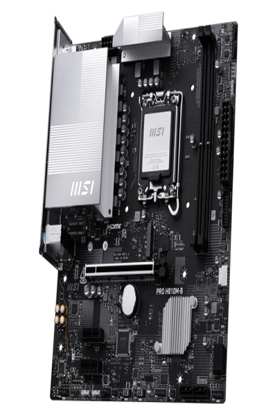 MSI PRO H810M-B/H810//SATA3/M.2/USB3.1/PCIe5.0/s.1851/M-Atx - Motherboard - Intel Socket 1851 (Core Ultra 100&200) - PRO H810M-B