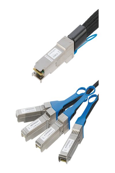 StarTech.com MSA okodad 3m 40G QSFP+ till 4x SFP+ DAC - QSFP4SFPPC3M