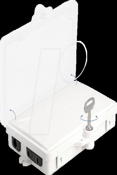 Delock fibre-optic distribution box - 87899