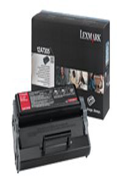 Lexmark E321 - E323 High Yield Print Cartridge - 6000 pages - Black - 12A7305