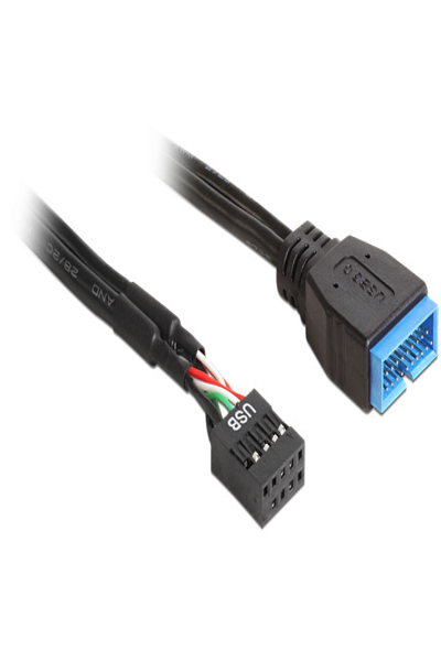 Delock USB internal cable - 19 pin USB 3.0 header (M) to 9 pin USB header (F) - 83777