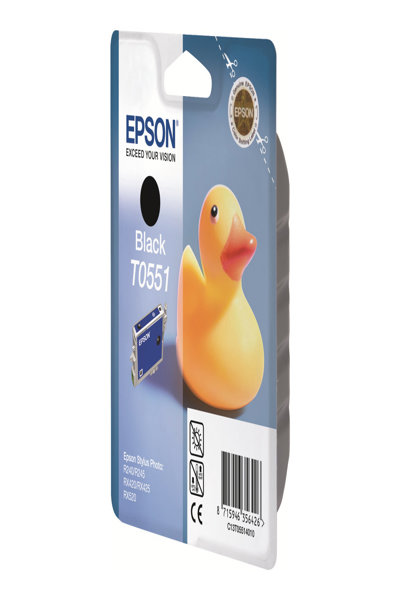 Epson Duck Singlepack Black T0551 - Noir - Encre pigmentée - 8 ml - 1 pièce(s)