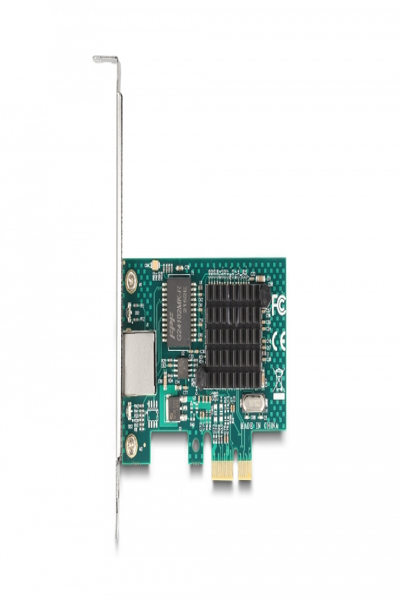 Delock PCIe x1 Gigabit LAN Card Broadcom BCM Chipset 1x RJ45 Port - 88204