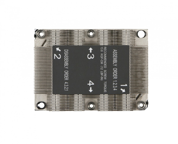 SuperMicro SNK-P0067PS, 1U Passive Heat Sink for X11 Purley Platform, Narrow Retention - SNK-P0067PS