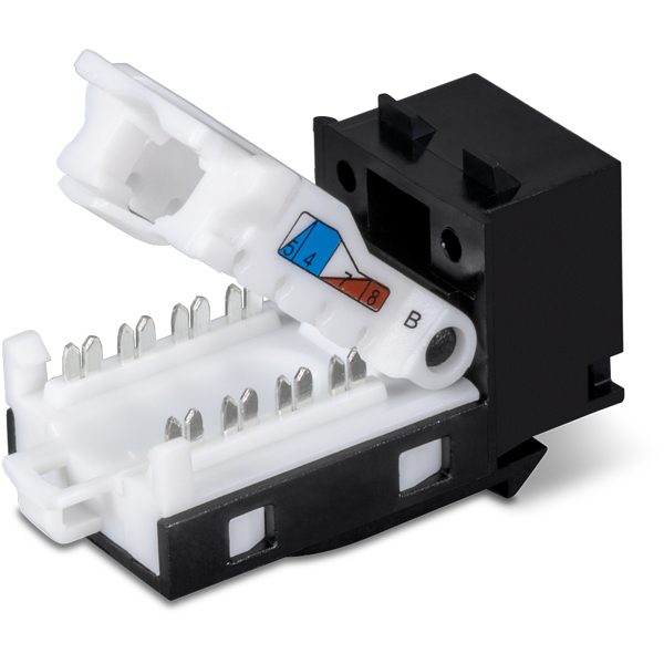 TRENDnet TC-K50C6BK Cat6 RJ-45 Keystone 50-Pack Black - TC-K50C6BK