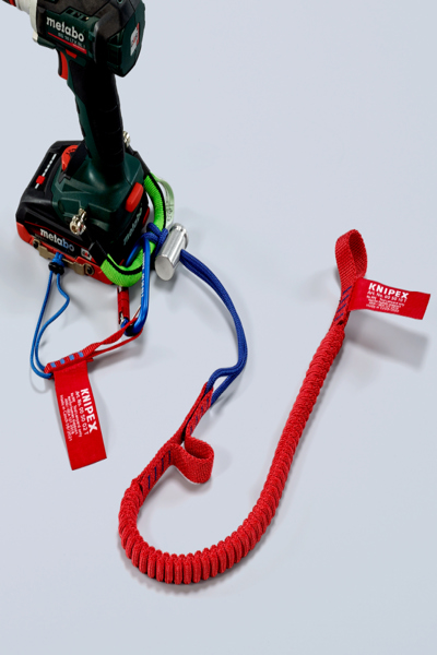 KNIPEX 00 50 10 T BK Cordon élastique 6 kg Bleu Rouge