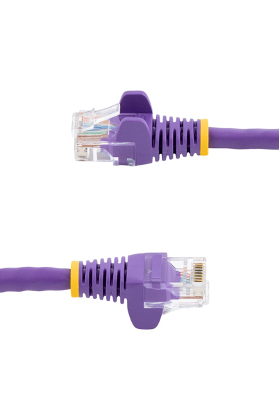 StarTech.com 10m lila Cat5e snagless ethernetkabel - 45PAT10MPL