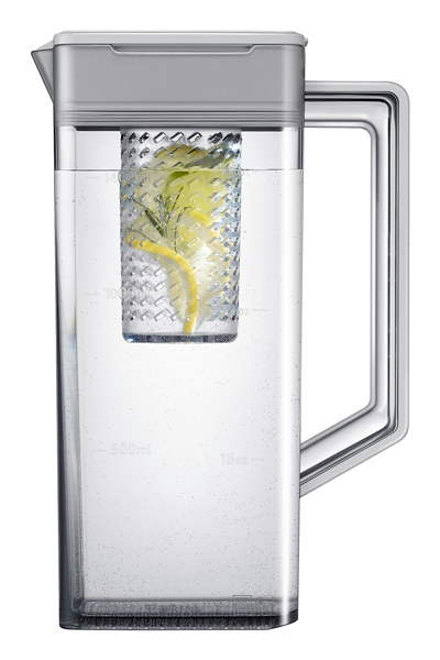 Samsung RF24BB620EB1, Frittstående, Fransk dør, Rustfritt stål, Herdet glass, Venstre/høyre, 674 L - RF24BB620EB1EF