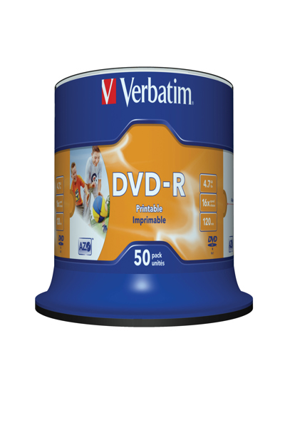 Verbatim 50x DVD-R - 4,7 GB 16x - 43533