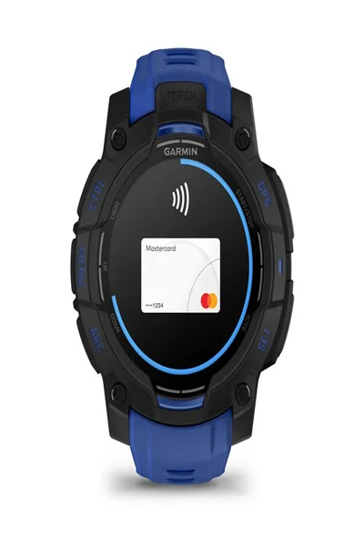 GARMIN INSTINCT 3 AMOLED BLACK/BOLT BLUE
