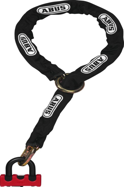 ABUS Security-Center ABUS 59715 - Chain lock - Black - Red - Hardened steel - Key - 41 mm - 1200 mm