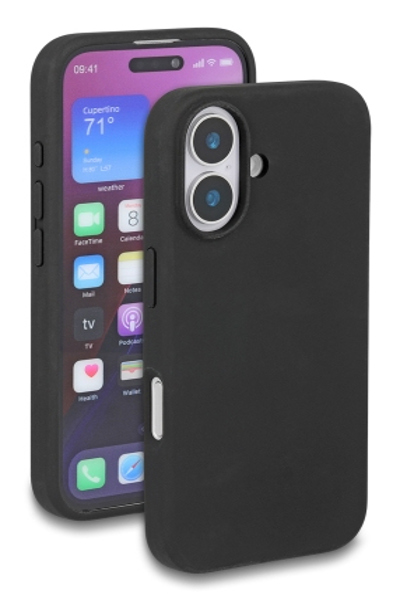 Delock Case for iPhone 17 Soft-Touch Silicone Black - 81619
