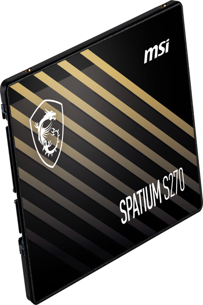 MSI SPATIUM S270 SATA 2,5 480 GB, 480 GB, 2,5", 6 Gbit/s - SPATIUM S270 SATA 2.5 480GB