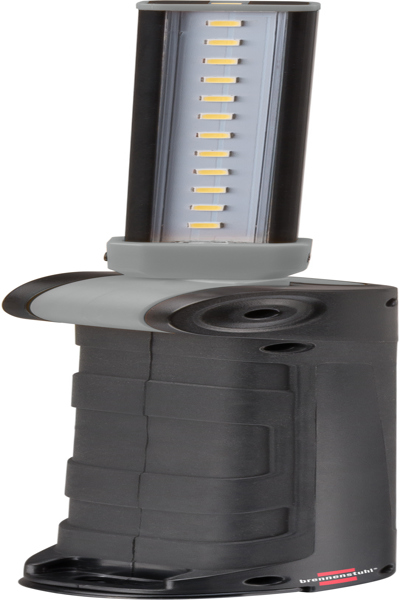 Brennenstuhl 1177370010, 3,3 W, LED, IP20, 2000 mAh, Svart, Grå, handhållen arbetslampa - 1177370010