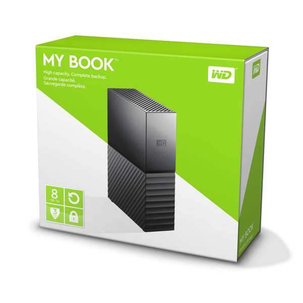 WD My Book WDBBGB0080HBK Hårddisk 8TB - WDBBGB0080HBK-EESN