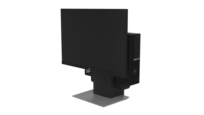 OSS21 - Monitor-/Desktop-Ständer (19"-27") - Platinum Silver - für OptiPlex 3080 (SFF), 5080 (SFF), 5090 (SFF), 7080 (SFF), 7090 (SFF), Precision 3440 Small Form Factor, 3450 Small Form Factor - DELL-OSS21