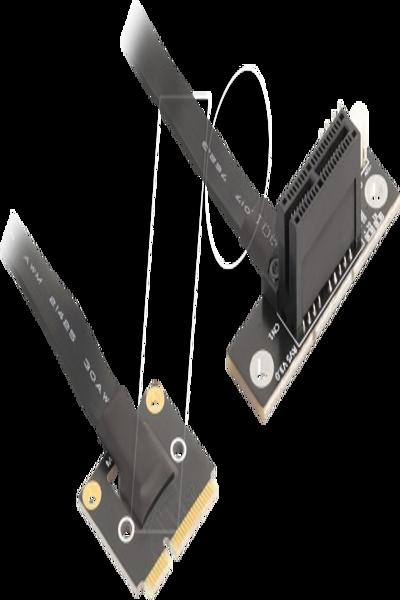 Delock Adapter Mini PCIe St> 3.0 x1 Bu 90Ã‚Â° gew. - Adapter - 0.2 m - 81504