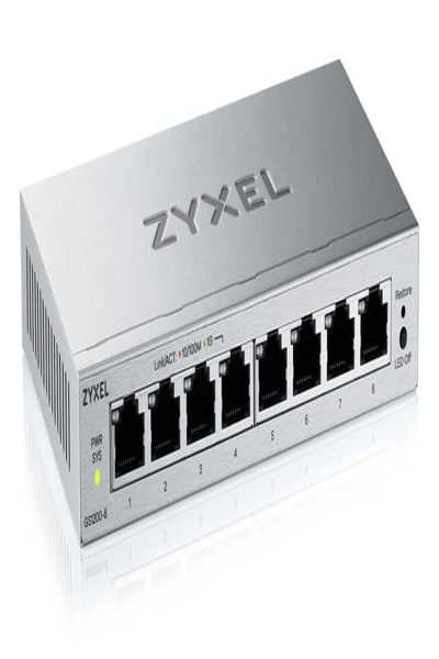 ZyXEL GS1200 Series GS1200-8 - Switch - intelligent - 8 x - Switch - 1 Gbps - GS1200-8V3-EU0101F