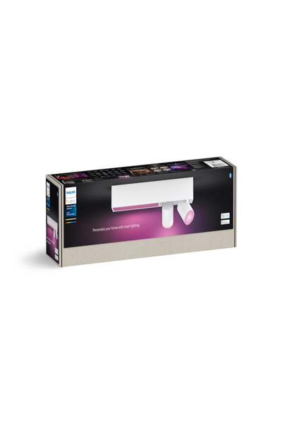 Philips White & Col. Amb. Centris Spot 2 flg. weiÃƒÅ¸ V2 - 8720169318373