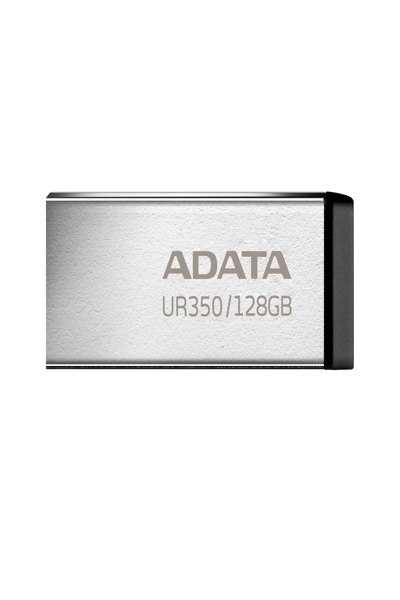 ADATA UR350 128GB USB-minne, USB-A 3.2 Gen 1, nickel/svart - UR350-128G-RSR/BK