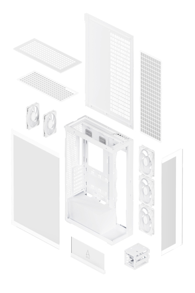 ARCTIC PC-GEHÄUSE XTENDER WHITE MINI TOWER - ACPCC00014A