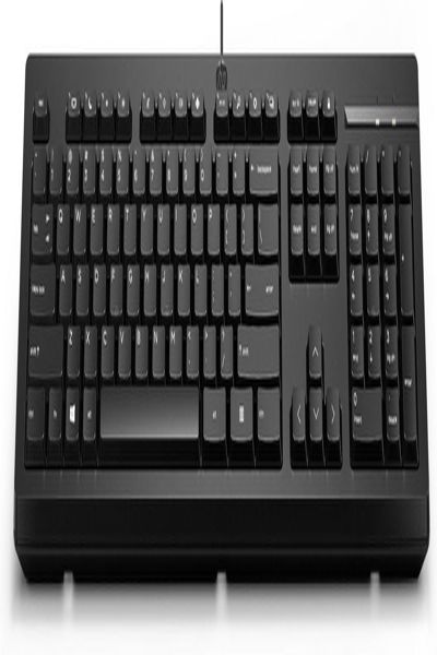 HP 125 Wired Keyboard: Full-size, USB, Black