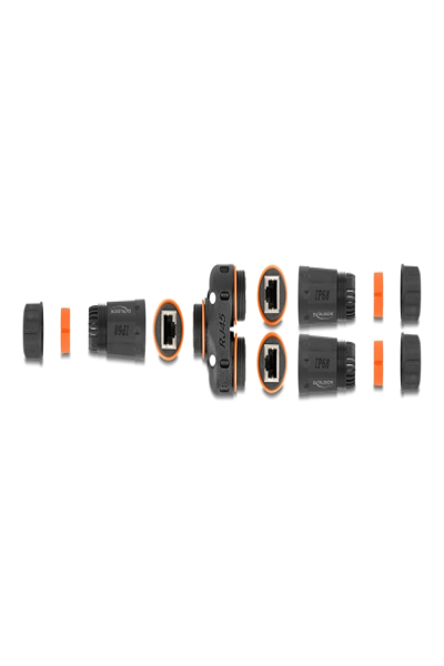 Delock Network coupler - RJ-45 (F) to RJ-45 (F) - 88143