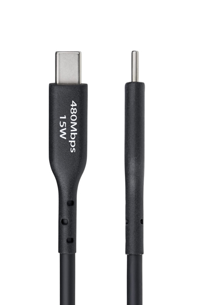 StarTech.com 4m USB-A till USB-C laddningskabel - USB2AC4MBKE