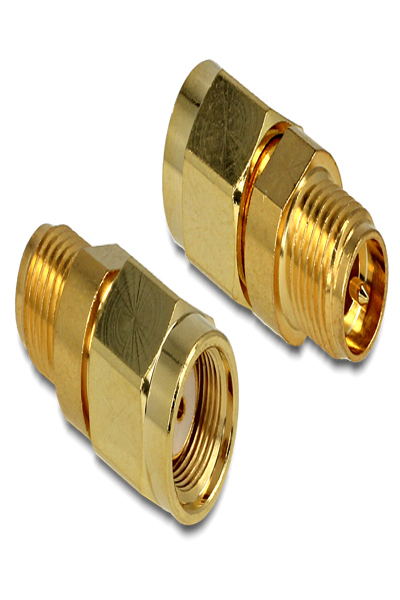 Delock RF-adapter - RP-SMA hane till RP-SMA hona - 88875