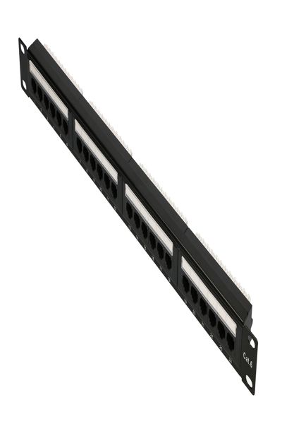 Panneau de brassage Extralink CAT6 UTP V2 24 ports noir