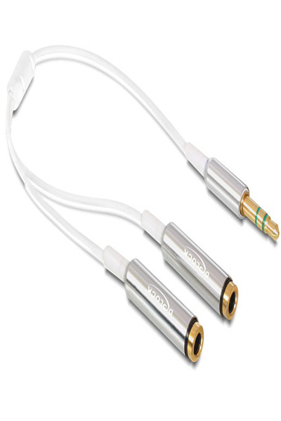 Delock Audio splitter - mini-phone stereo 3.5 mm male to mini-phone stereo 3.5 mm female - 65355