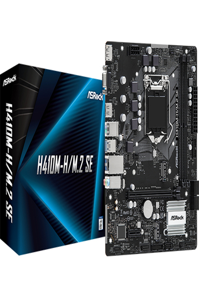 ASRock H410M-H/M.2 SE Micro-ATX LGA1200 sokkel Intel H370 - H410M-H/M.2 SE