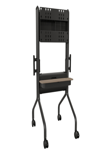 Chief LSCUBÂ  Voyager Manual Height Adjustable AV Cart Black - LSCUB