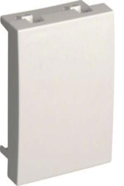 Plaque d'obturation Hager Blindblende Blanc pur