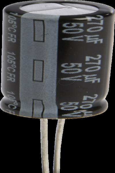 PANASONIC ELECTROLYTIC CAPACITOR 270µF 50 V - EEUFR1H271