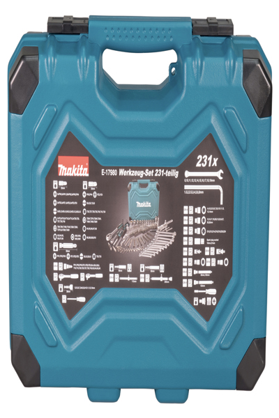 Makita E-17980 Werkzeug-Set 231 Teile