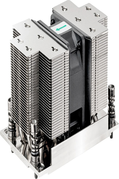 SilverStone XE02-TR5B CPU cooler 2U for Socket sTR5/SP6/TR4/SP3 PWM passive - Processor cooler - AMD Socket TR4 (Threadripper) - SST-XE02-TR5B