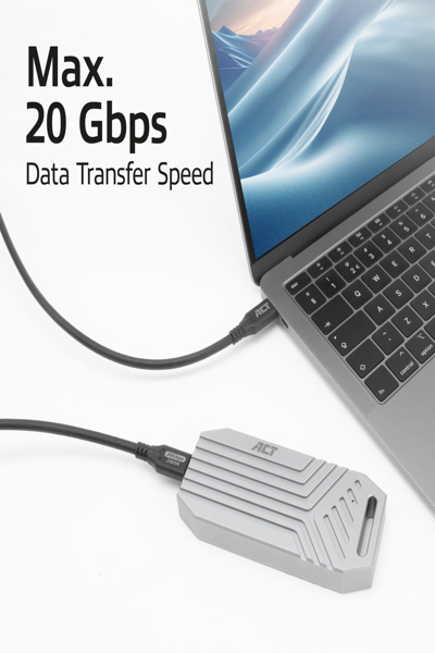 ACT USB4 20Gbps 240W USB Type-C Cable - Cable - Digital
