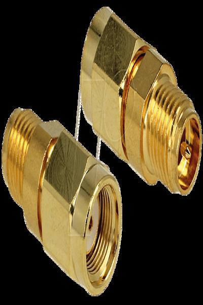 Delock RF-adapter - RP-SMA hane till RP-SMA hona - 88875
