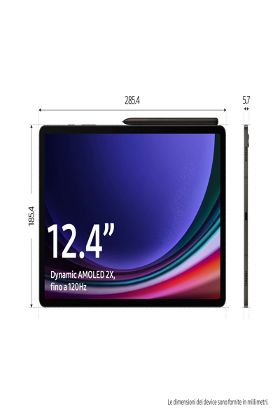 Samsung Galaxy Tab S9+ - Tablet - SM-X810NZAEEUE