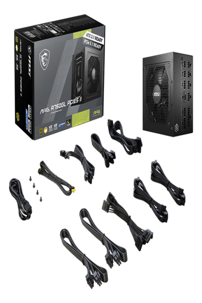 MSI MAG A750GL PCIE5 II Power Supply - Power Supply - ATX - MAG A750GL PCIE5 II