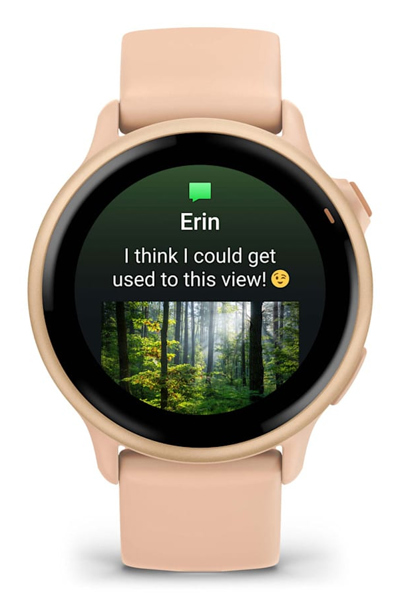 Montre GPS sport Garmin Vivoactive 6 (rose clair)