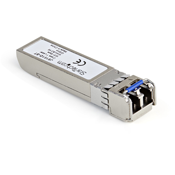StarTech J9151D-ST transceiver module (SFP+ modules, 10GBase-LR HP compatible, fiber optic, 1310nm, LC single mode with DDM) - SFP+ transceiver module (equivalent to: HP J9151D) - 10 GigE - 10GBase-LR - LC single mode - up to 10 km - 1310 nm - for HPE Aruba 25 - J9151D-ST