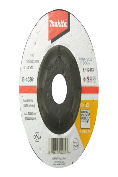 Meule abrasive pour acier inoxydable Makita