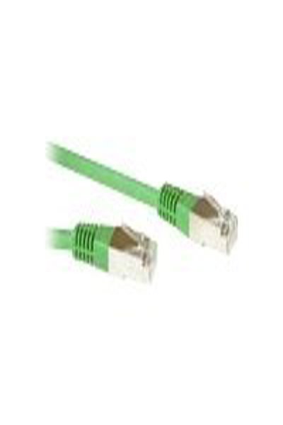 ACT Green 15 meter F/UTP CAT5E patch cable with RJ45 connectors - 15 m - RJ-45 - RJ-45 - Green